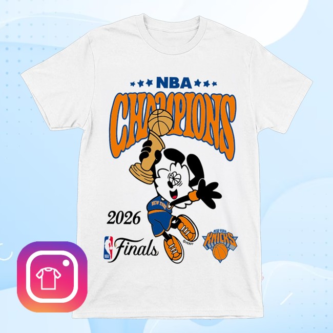 Complex Shop Merch The New York Knicks X Verdy 2026 Nba Championship Tee White
