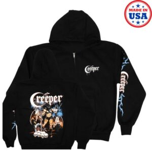 Creeper Cult Merch Angelic Underworld Zip Hoodies