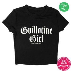 Creeper Merch Store Guillotine Girl Baby Tee Black
