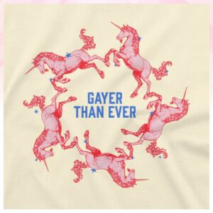 Crooked Media Merch Store Gayer Than Ever Graphic T-Shirt