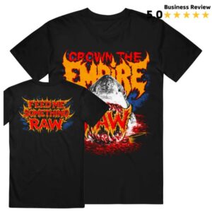 Crown The Empire Band Store Merch Shark Black T-Shirt