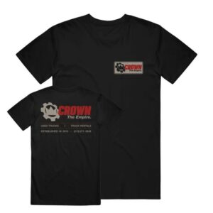 Crown The Empire Band Store Merch Truck Rental Black T-Shirt