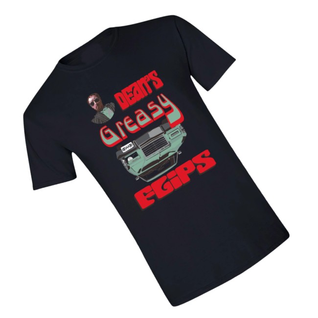 Cwmc Store Merch Dean's Greasy Flips Shirt 3 Cwmc Store Merch Dean's Greasy Flips Shirt