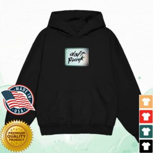 Daft Punk Merch Shop Human After All Black Hoodie