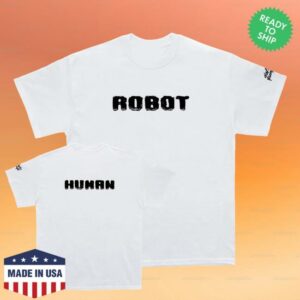 Daft Punk Merch Shop Human After All White Robot T-Shirt