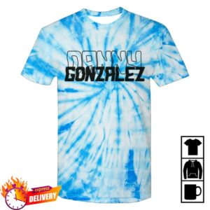 Danny Gonzalez Merch Store Danny Gonzalez Logo Blue Tie Dye Tee