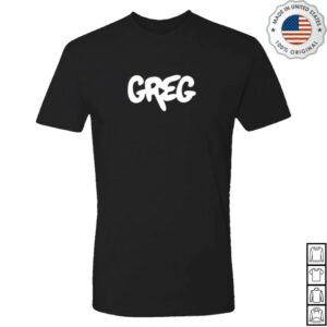 Danny Gonzalez Merch Store Greg 2.0 Tee Black