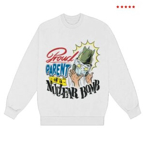 Danny Gonzalez Merch Store Proud Parent White Crewneck Sweatshirt
