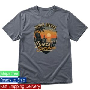 Darius Rucker Store Merch Beers & Sunshine Grey Tee