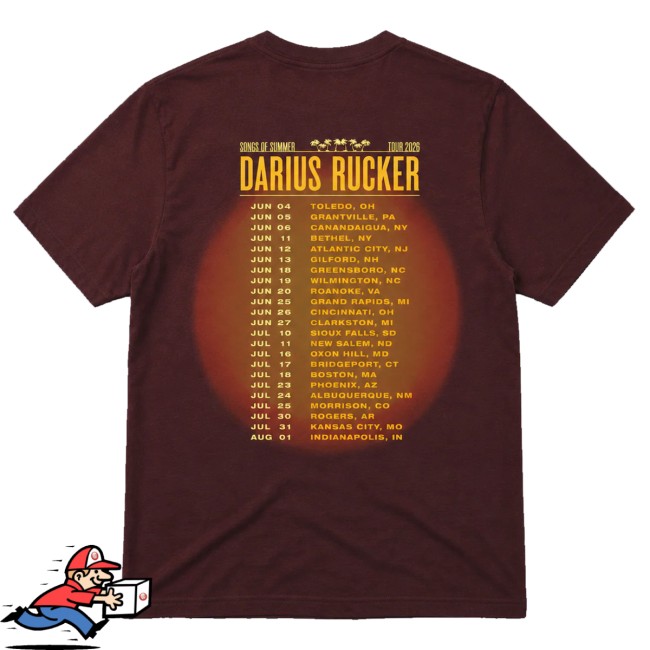 Darius Rucker Store Merch Songs Of Summer Tour Tee 5 Darius Rucker Store Merch Songs Of Summer Tour Tee