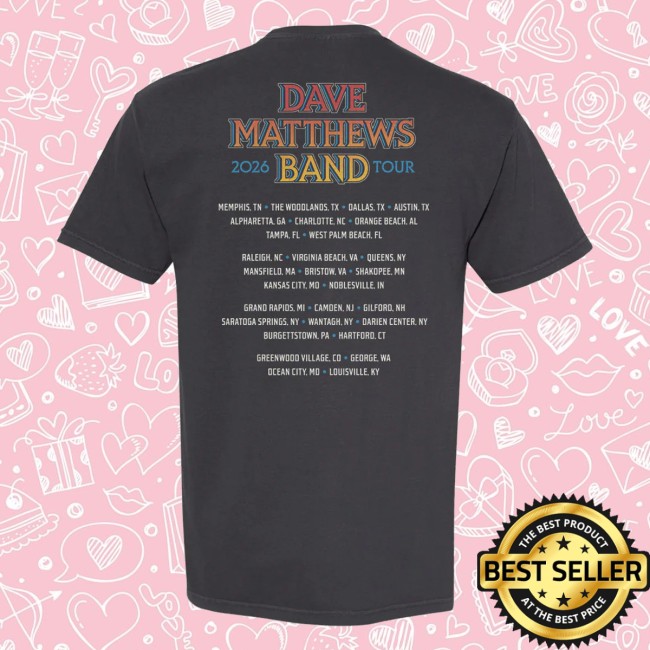 Dave Matthews Band Merch Store 2026 Tour Tee 4 Dave Matthews Band Merch Store 2026 Tour Tee