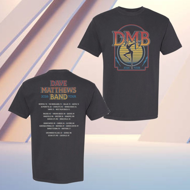 Dave Matthews Band Merch Store 2026 Tour Tee 5 Dave Matthews Band Merch Store 2026 Tour Tee