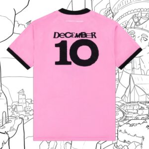 December 10 Store Merch December 10 Pink Football Shirt