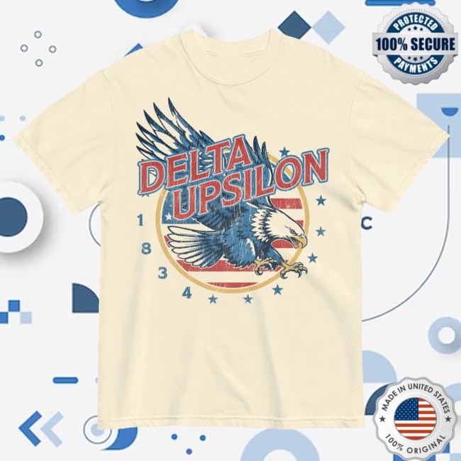 Delta Upsilon Merch Store Drop 027 Du Stars And Stripes T-Shirt