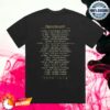 Dermot Kennedy Store Merch Black Leaf Tour Shirt