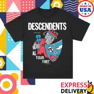Descendents Store Merch All Tour 1987 Jester Shirt (Black)