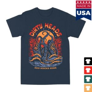 Dirty Heads Merch Store Red Rocks 2026 Event Tee
