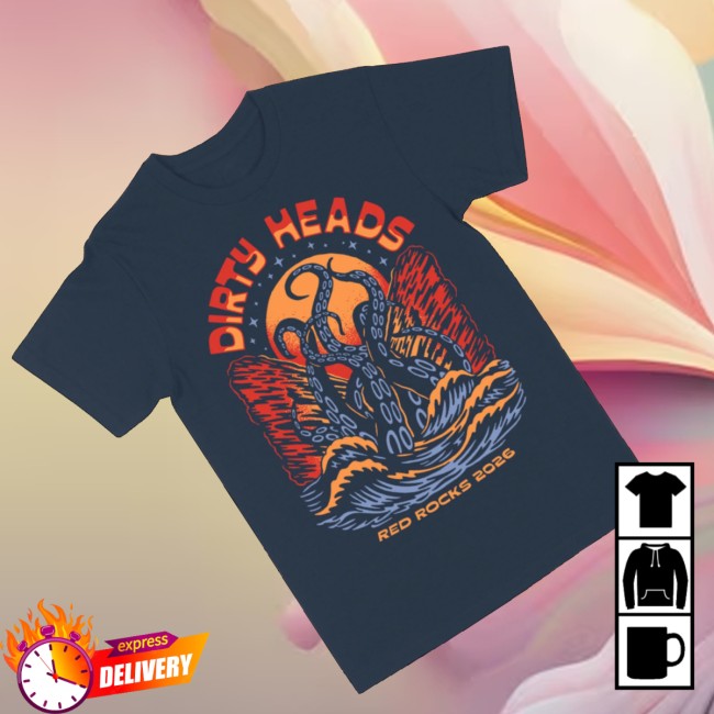 Dirty Heads Store Merch Red Rocks 2026 Event Shirt