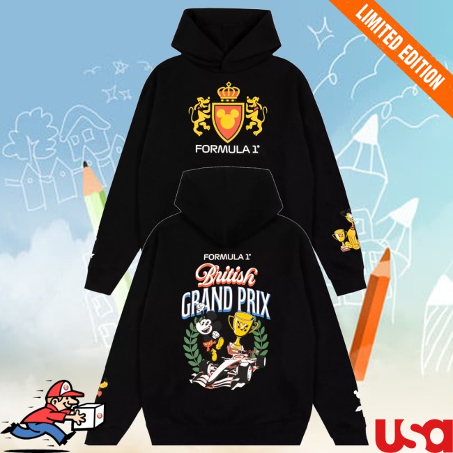 Disney Store Merch Disney X Formula 1 British 2026 Pullover Hoodie