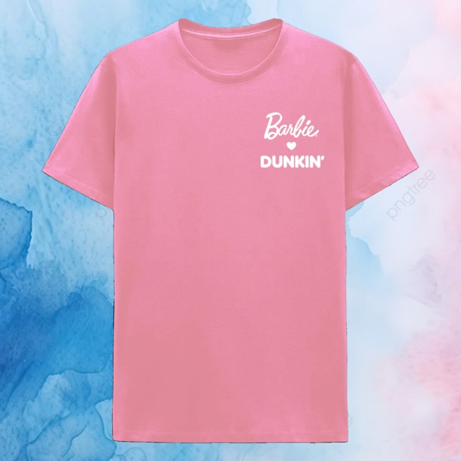Dunkin' Runs On Merch Shop Dunkin' X Barbie T-Shirt 2 Dunkin' Runs On Merch Shop Dunkin' X Barbie T-Shirt