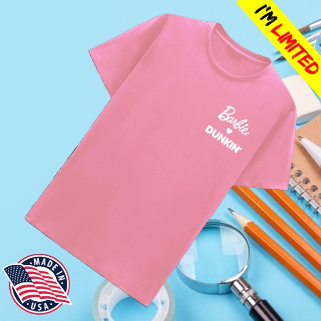 Dunkin' Runs On Merch Shop Dunkin' X Barbie T-Shirt 3 Dunkin' Runs On Merch Shop Dunkin' X Barbie T-Shirt