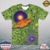 Dyes N Good Vibes Merch Store Gulf Fritillary Print Shirt Poly