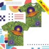 Dyes N Good Vibes Merch Store Gulf Fritillary Print Shirt Poly
