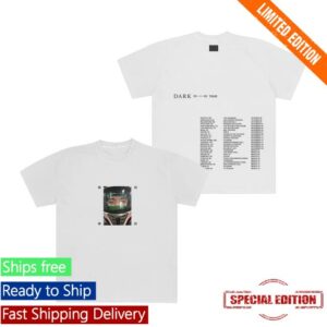 Eden Merch Shop Dark Helmet Tour T-Shirt White