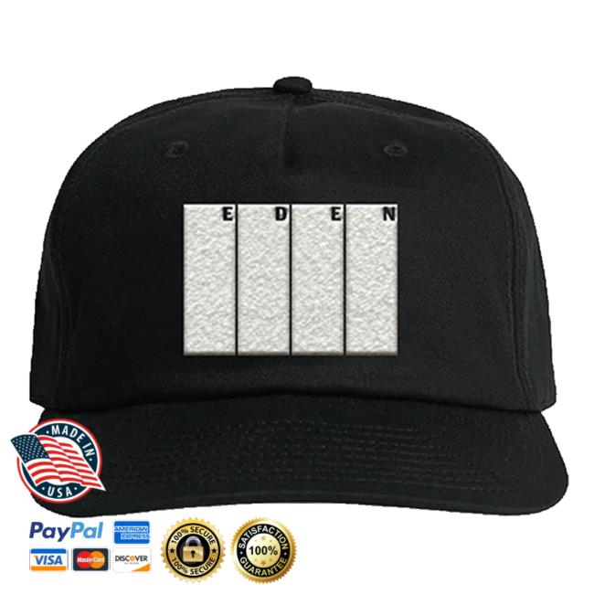 Eden Merch Eden Chenille Logo Cap 2 Eden Merch Eden Chenille Logo Cap