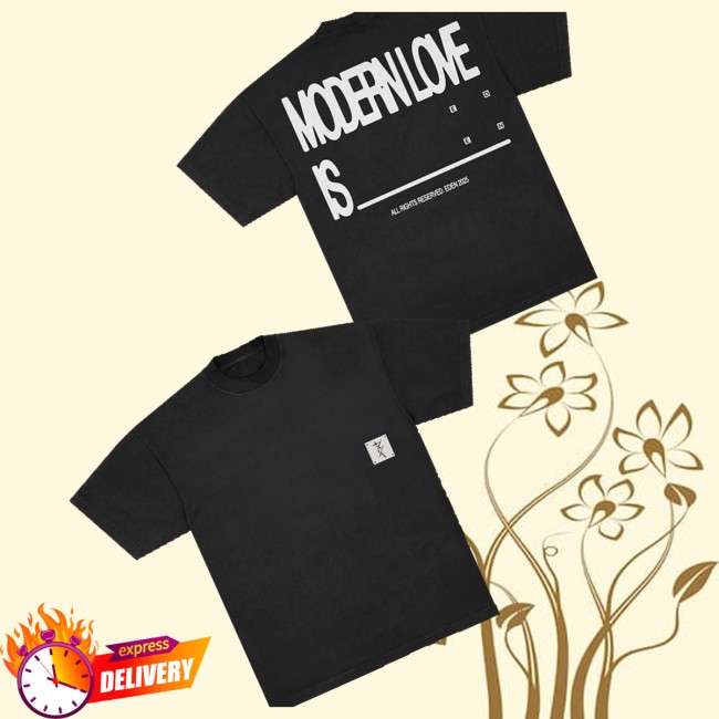 Eden Store Merch Modern Love Black Shirt 3 Eden Store Merch Modern Love Black Shirt
