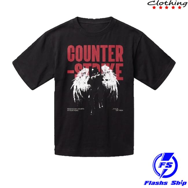 Esl Merch Shop Cs The Fall Short Sleeve T-Shirt Black 2 Esl Merch Shop Cs The Fall Short Sleeve T-Shirt Black