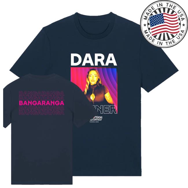 Eurovision Merch Shop Dara 'Bangaranga' Eurovision Winner T-Shirt 3 Eurovision Merch Shop Dara 'Bangaranga' Eurovision Winner T-Shirt