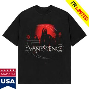 Evanescence Merch Store Group Photo Logo Itin Tee