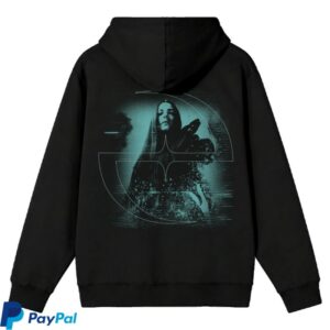 Evanescence Merch Store Sanctuary Cover Zip Hoodie