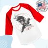 Evanescence Store Merch Dove Logo Red Raglan Tee 1 Evanescence Store Merch Dove Logo Red Raglan Tee