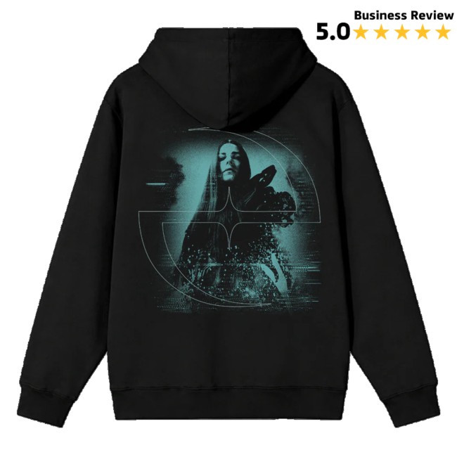 Evanescence Store Merch Sanctuary Cover Zip Hoodie