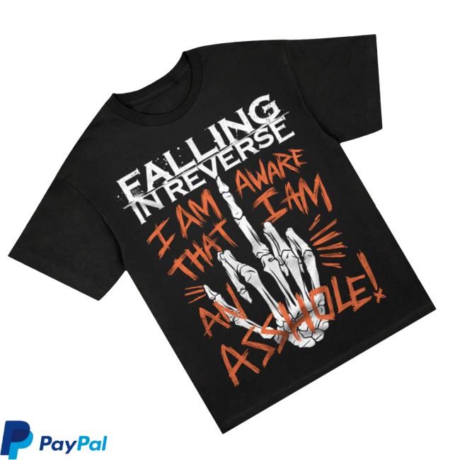 Falling In Reverse Store Merch Asshole Tee 3 Falling In Reverse Store Merch Asshole Tee