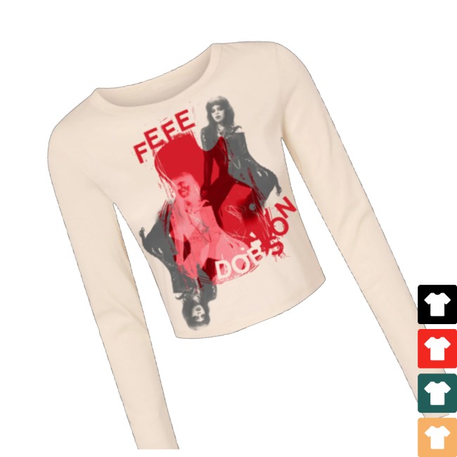 Fefe Dobson Store Merch Ladies Cropped Longsleeve Logo Tee 2 Fefe Dobson Store Merch Ladies Cropped Longsleeve Logo Tee