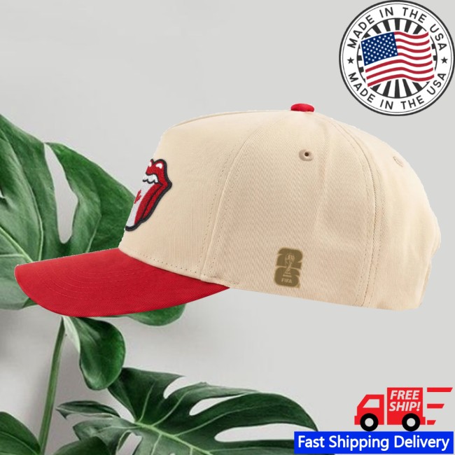 Fifa Store Merch Fifa World Cup 2026 Rolling Stones Canada Lick Two Tone Hat