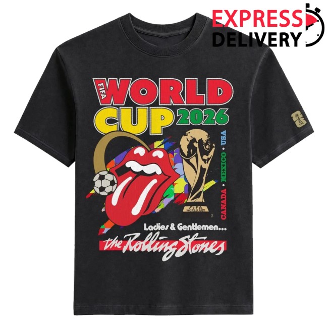Fifa Store Merch Fifa World Cup 2026 Rolling Stones Matchday Tee