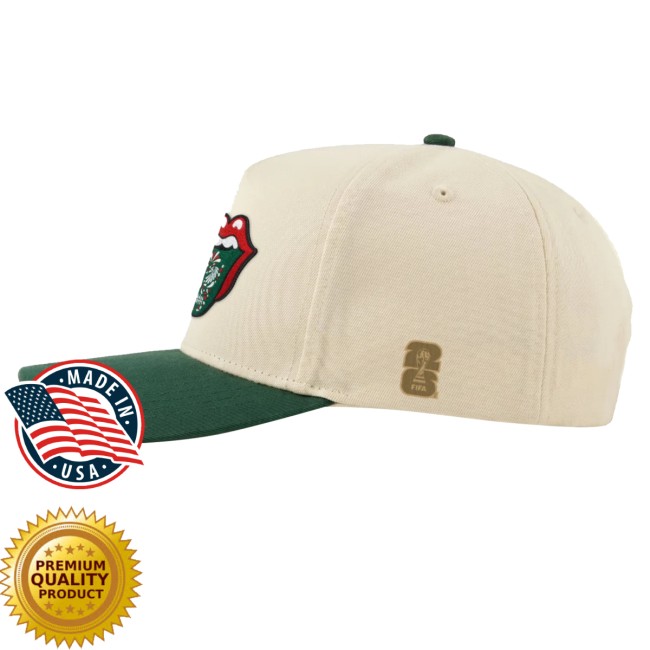 Fifa Store Merch Fifa World Cup 2026 Rolling Stones Mexico Lick Two Tone Hat