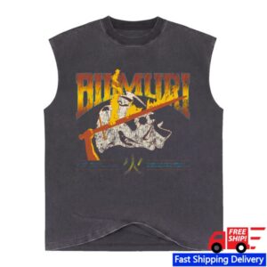 Flaming Sword Cut-Off Tee