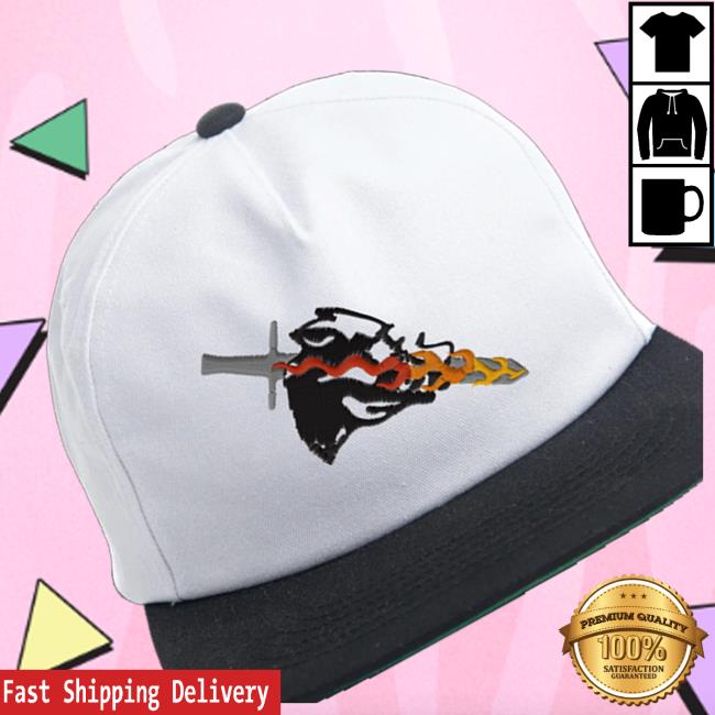 Flaming Sword Hog Logo Hat