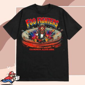 Foo Fighters Merch Store Munich 17Th June Event T-Shirt