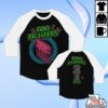 Foo Fighters Store Merch Skeleton Lineup Raglan