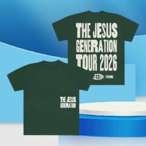 Forrest Frank Merch Shop The Jesus Generation Green Tour T-Shirt