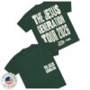 Forrest Frank Store Merch The Jesus Generation Green Tour Shirt