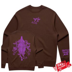 Gammin Threads Merch Shop Protect Trans Mob Crew Neck