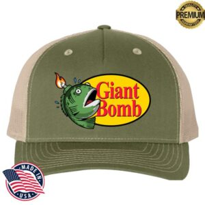 Giant Bomb Store Merch Shop Fishing Week Trucker Hat