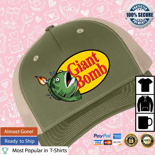 Giant Bomb Store Merch Shop Fishing Week Trucker Hat 3 Giant Bomb Store Merch Shop Fishing Week Trucker Hat